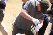 ЭРҮҮЛ МЭНДИЙН САЛБАРЫН 300 ГАРУЙ АЛБА ХААГЧ ГУРВАН ТӨРЛИЙН МОД ТАРИЛАА