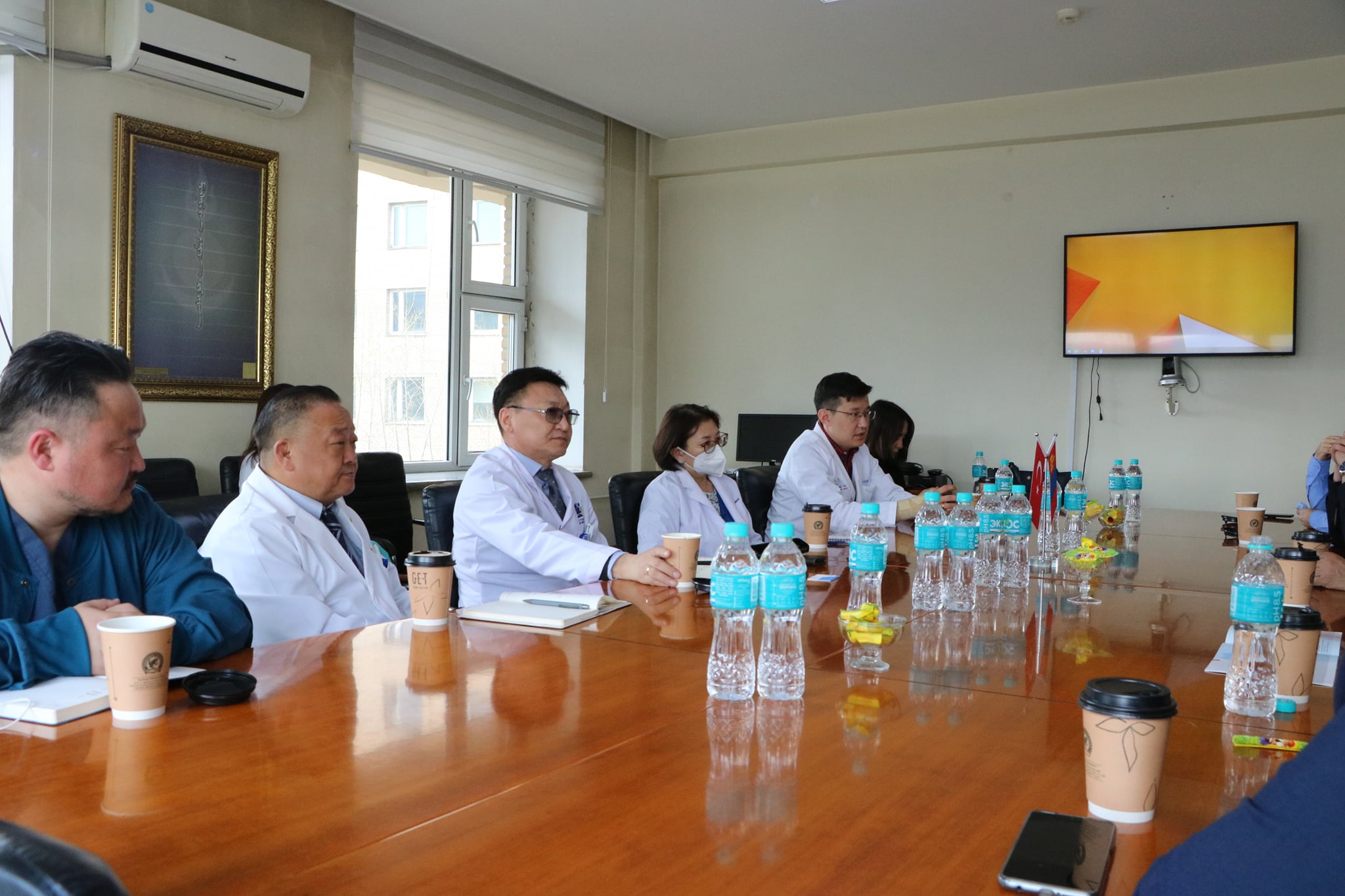 УЛСЫН ГУРАВДУГААР ТӨВ ЭМНЭЛЭГТ ТУРК УЛСЫН “MEDICAL PARK” СҮЛЖЭЭ ЭМНЭЛГИЙН ТӨЛӨӨЛЛҮҮД АЙЛЧИЛЛАА