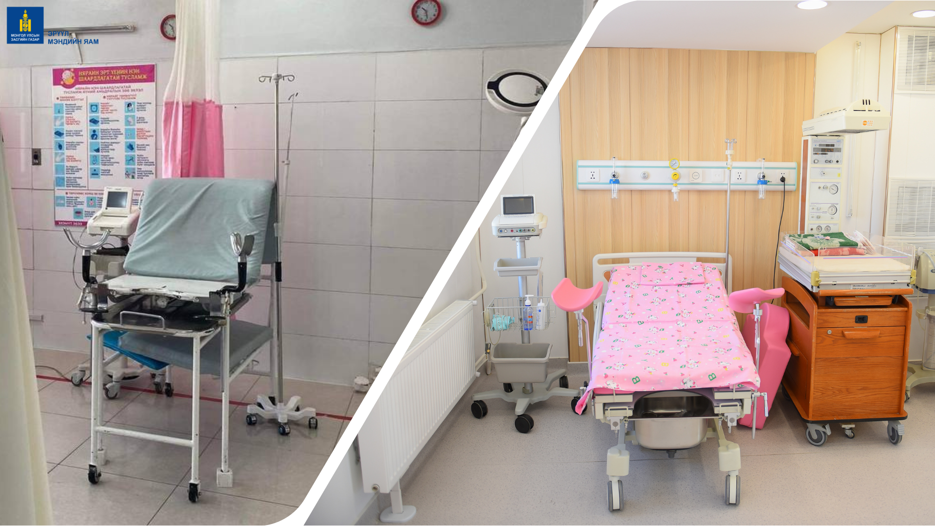 ЭХЭМҮТ-ийн олон улсын жишигт нийцсэн төрөх тасгийн ӨМНӨ ба ДАРААХ