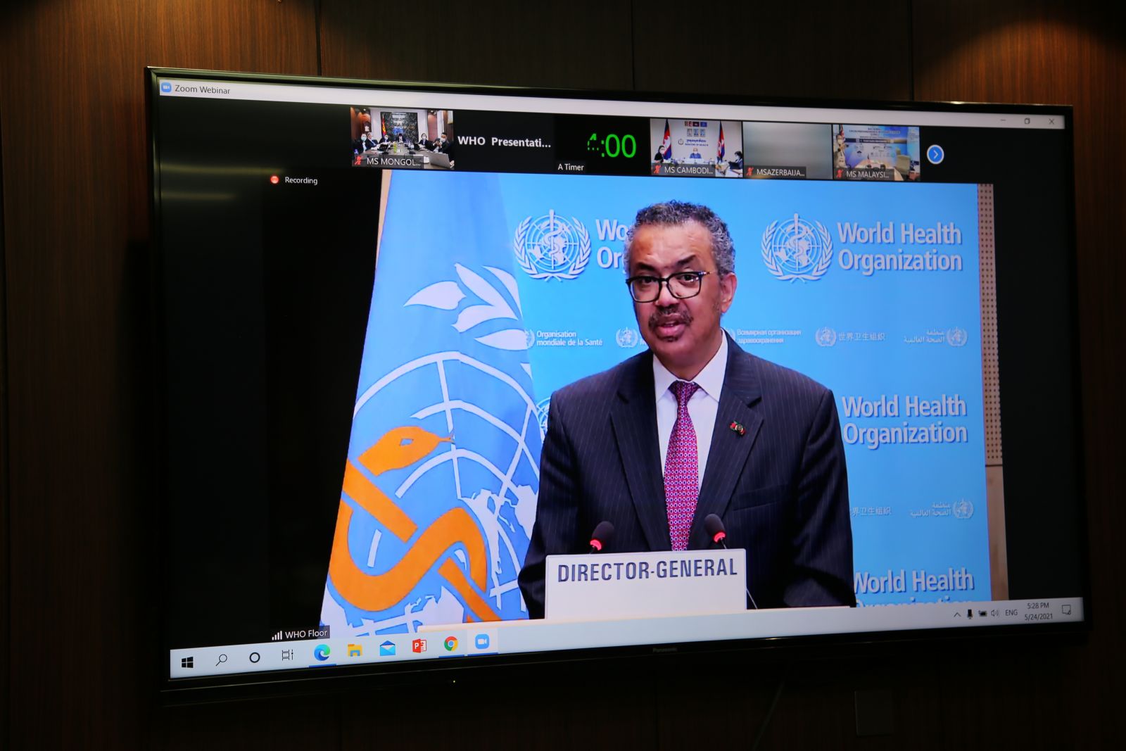 ДЭЛХИЙН ЭРҮҮЛ МЭНДИЙН 74 ДҮГЭЭР АССАМБЛЕЙН ЧУУЛГАН ӨНДӨРЛӨВ