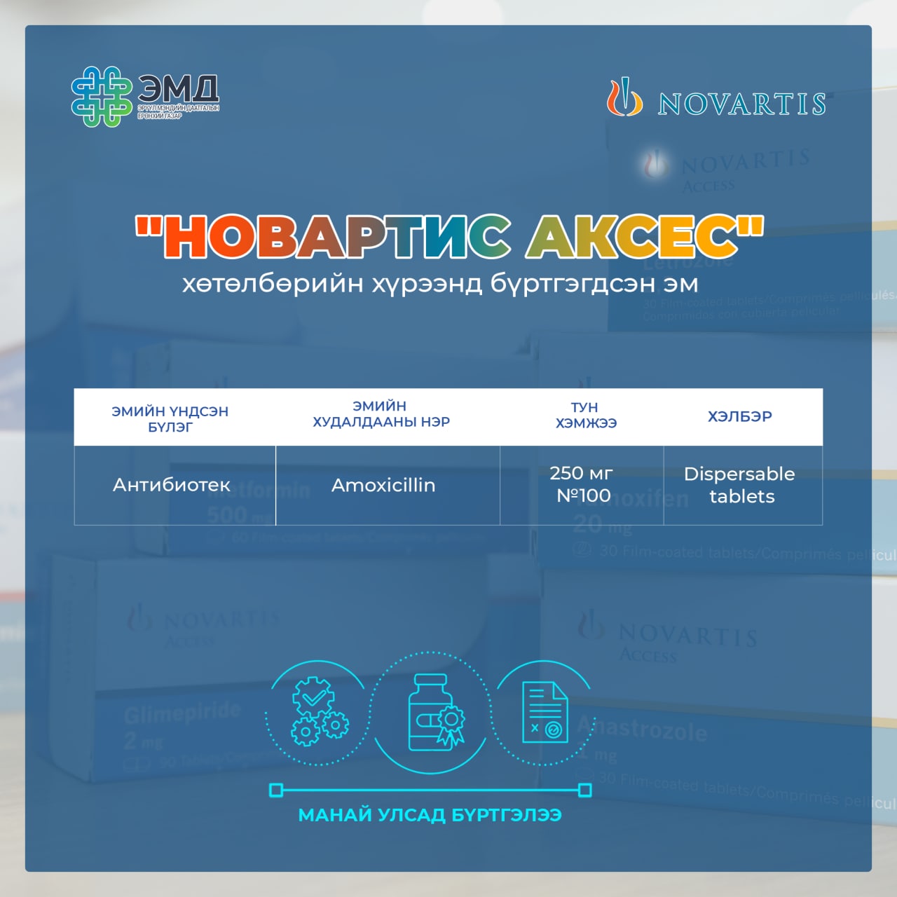 Халдварт өвчний үед хэрэглэх антибиотикийг ЭМД-ын сангаас 100 хувь хөнгөлөлттэй олгож байна