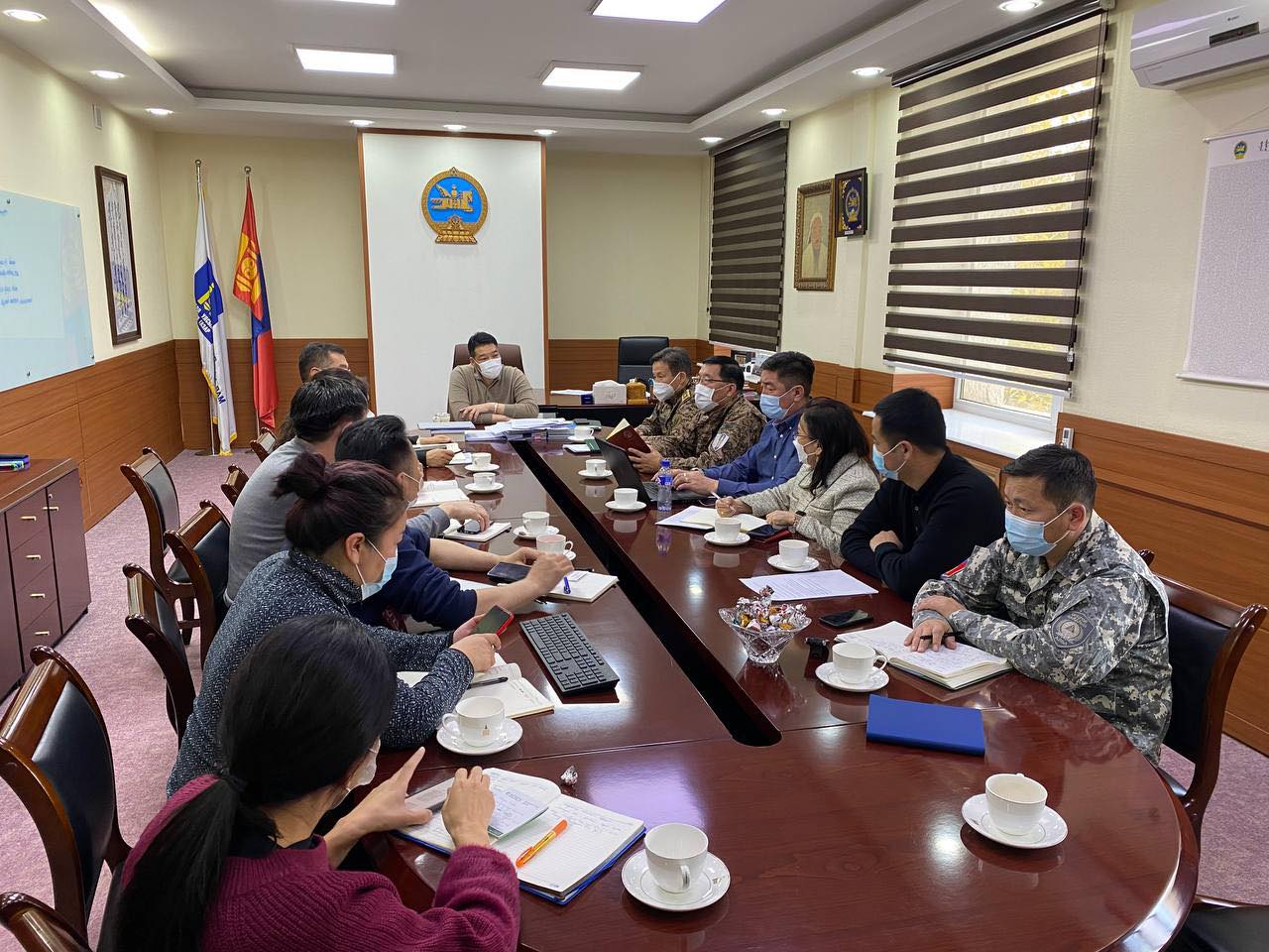 УОК-ИЙН НЭГДСЭН ШУУРХАЙ ШТАБ ЭМЯ-НД АЖИЛЛАВ