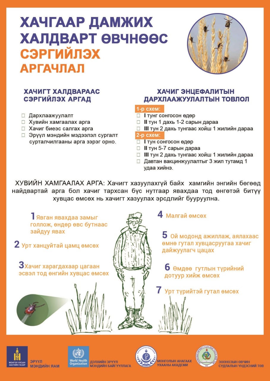 ХАЧГААР ДАМЖИХ ХАЛДВАРТ ӨВЧНӨӨС УРЬДЧИЛАН СЭРГИЙЛЬЕ